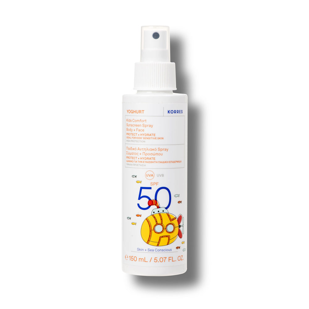 YOGHURT spray solare comfort per bambini per viso e corpo SPF50