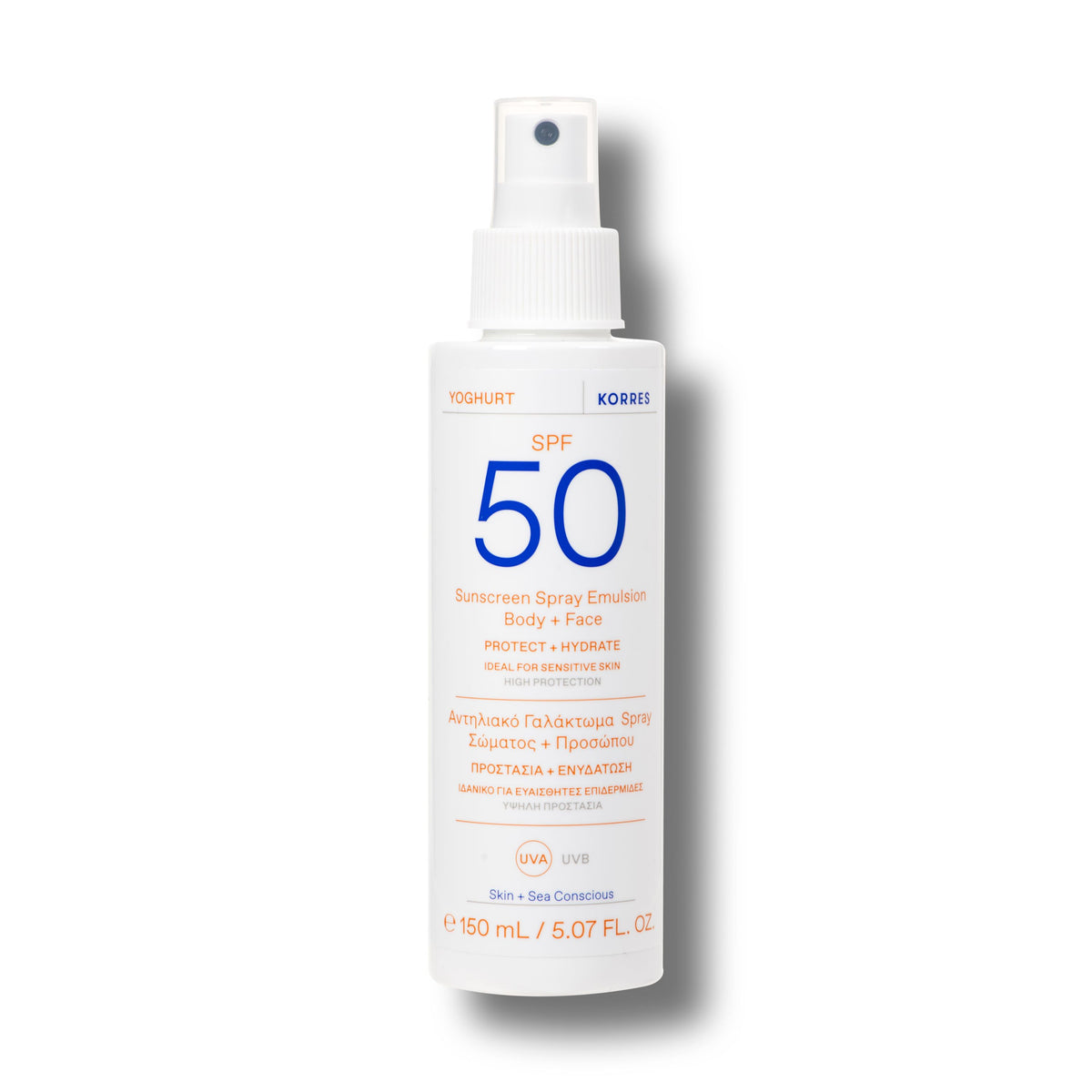 YOGHURT emulsione solare spray per viso e corpo SPF50