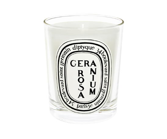 Candle Geranium Rosa