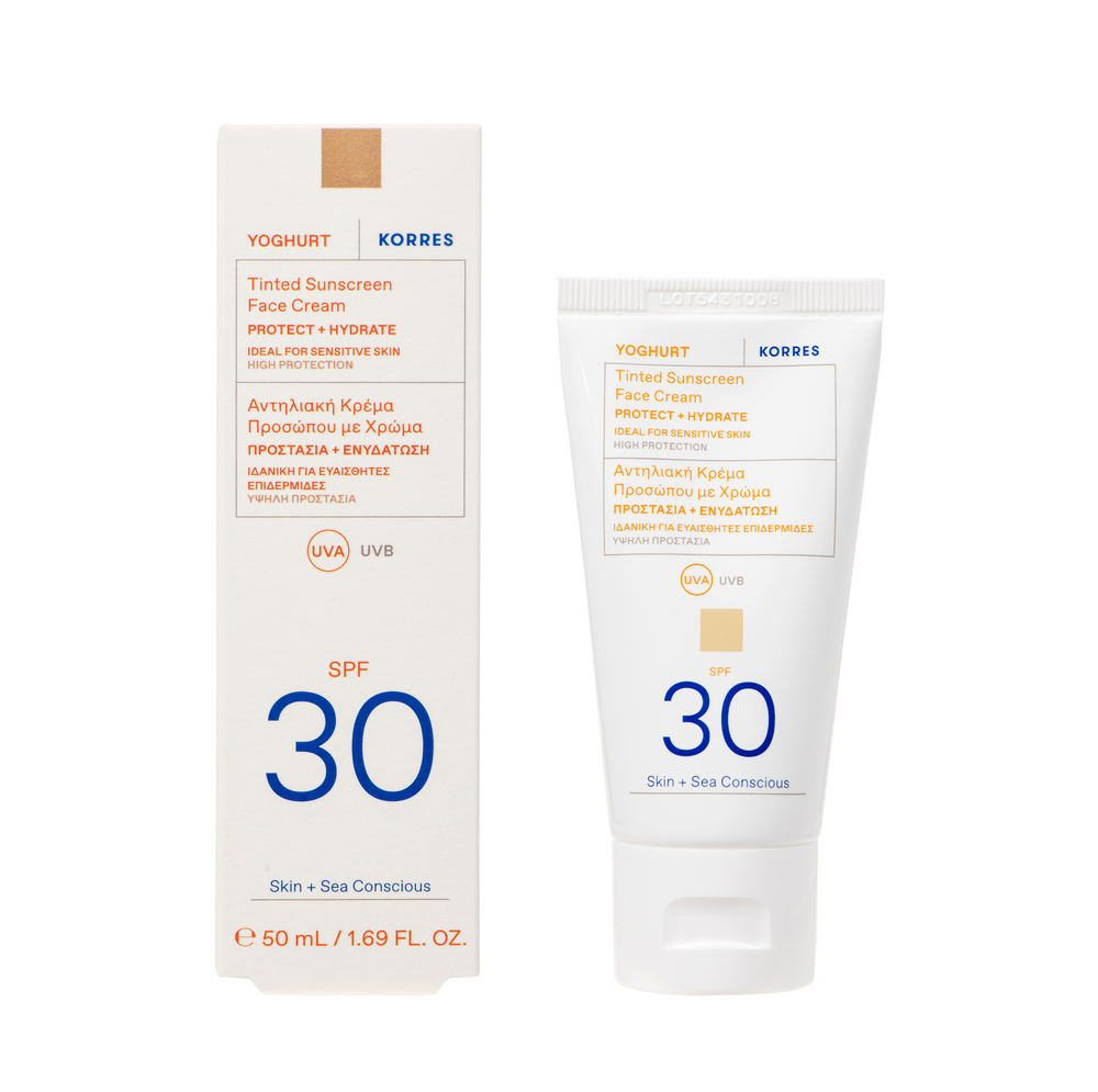 YOGHURT Crema solare colorata per il viso SPF30 