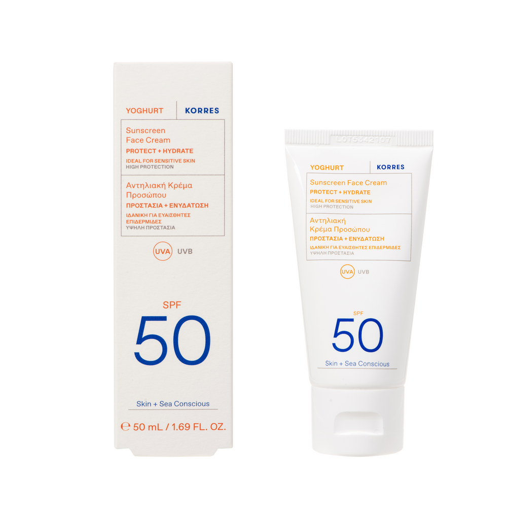 YOGHURT crema solare per il viso SPF50 