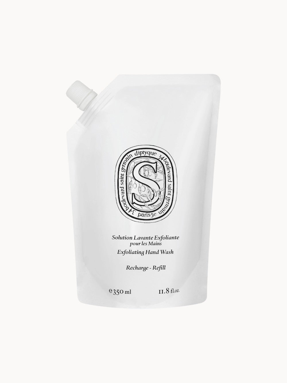 Recharge de lavage exfoliant pour les mains